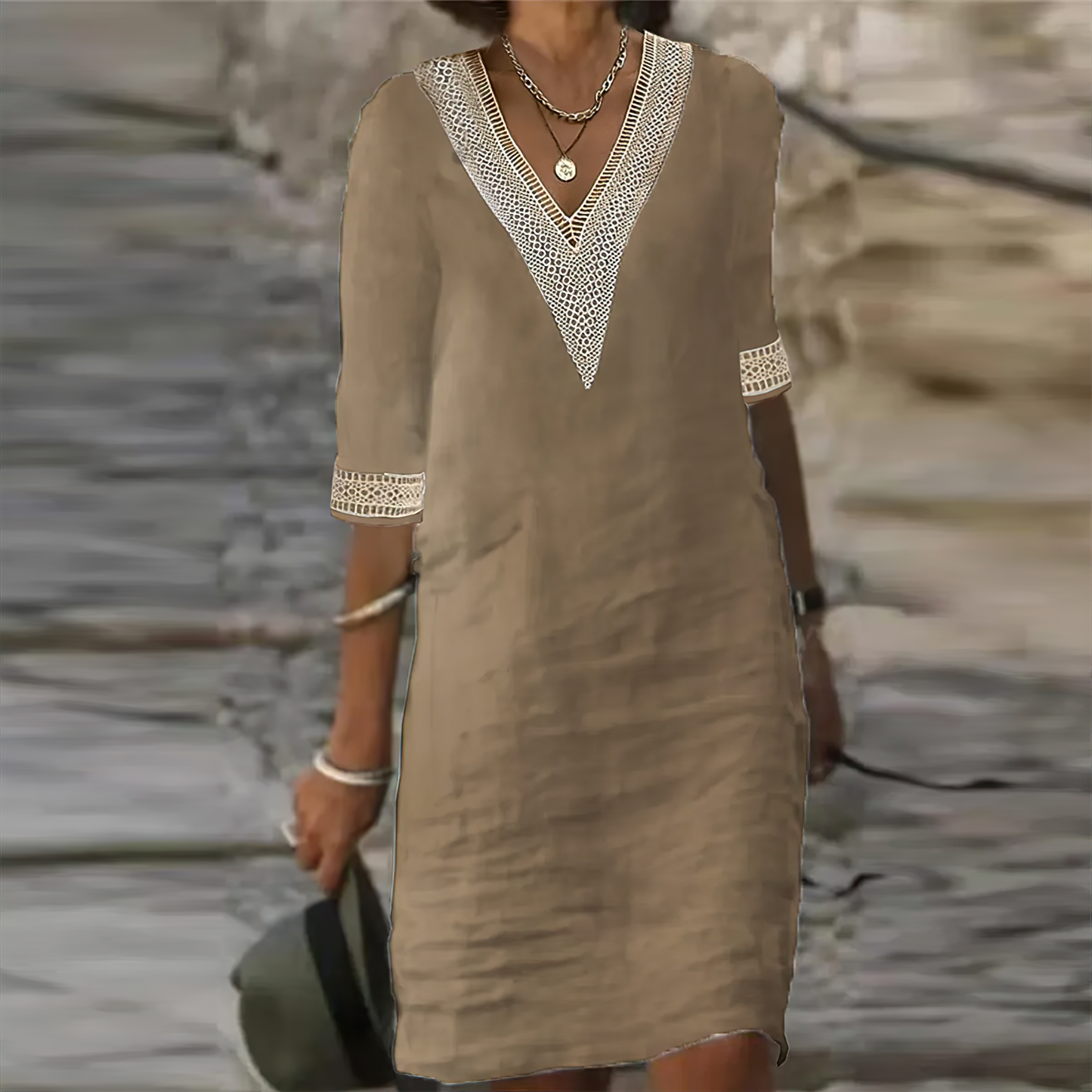 Clara | Abito Estivo Donna in Cotone-Lino – Casual e Chic