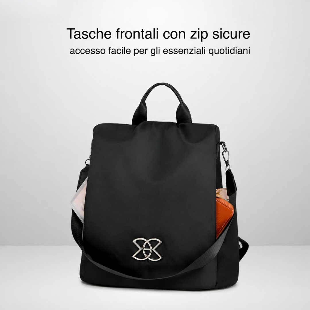 Lucia | Zaino Antifurto Convertibile in Borsa