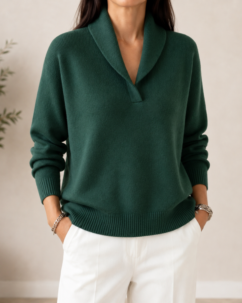 Livia | Maglione con Collo a Scialle
