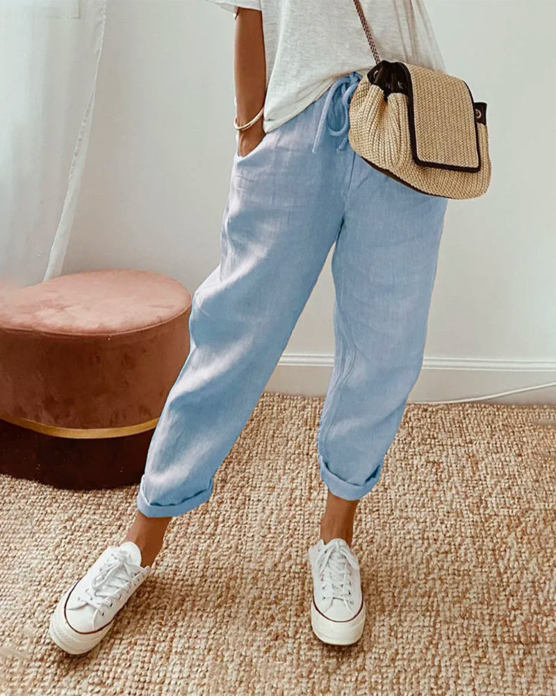 Pantaloni Fluidi Confortevoli ed Eleganti