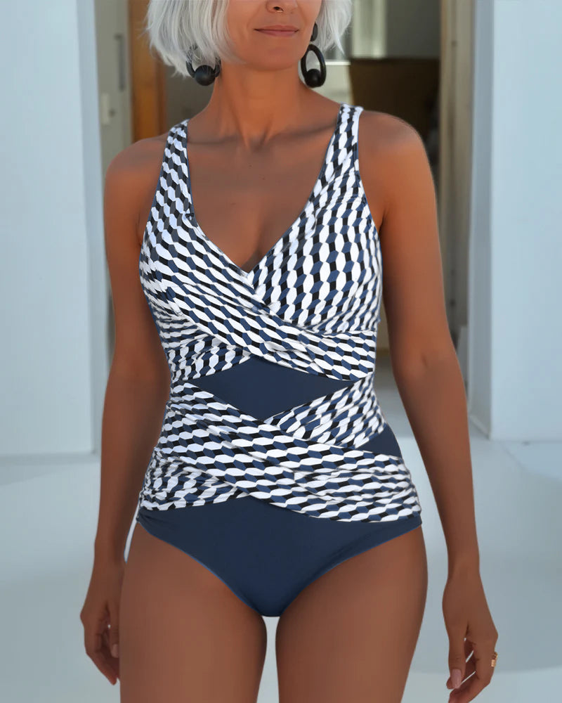 Ashley | Costume da bagno con design incrociato per abbigliamento casual da resort