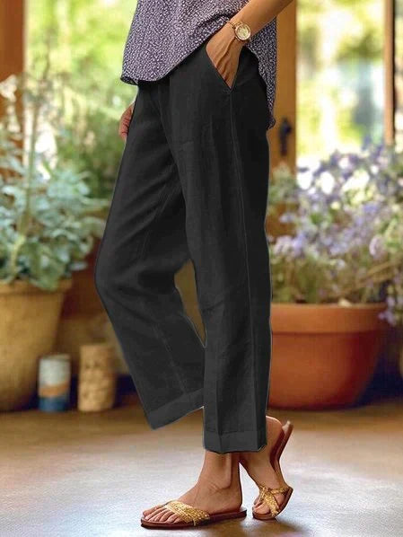 Valentina | Pantaloni di Lino Estivi da Donna
