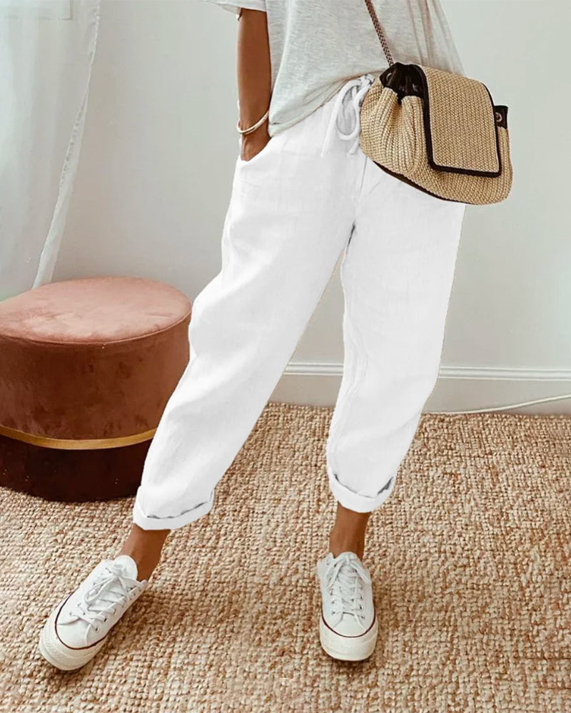 Pantaloni Fluidi Confortevoli ed Eleganti