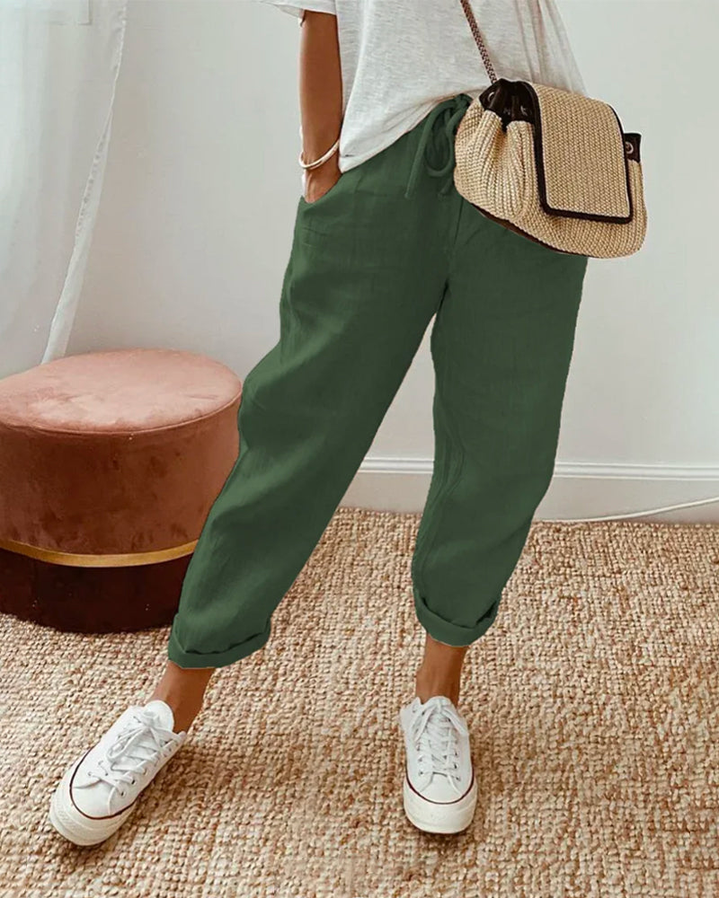 Pantaloni Fluidi Confortevoli ed Eleganti