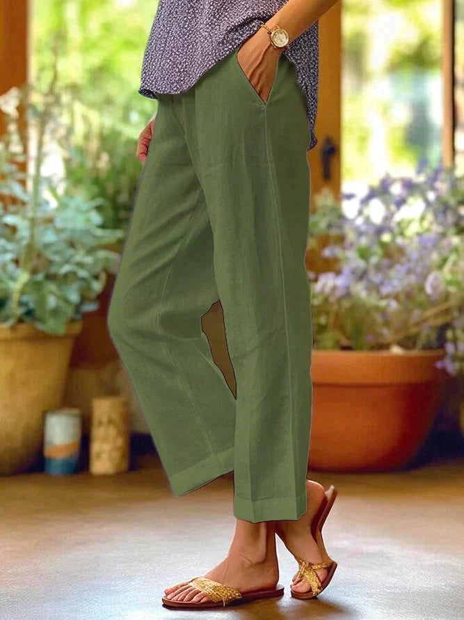 Valentina | Pantaloni di Lino Estivi da Donna