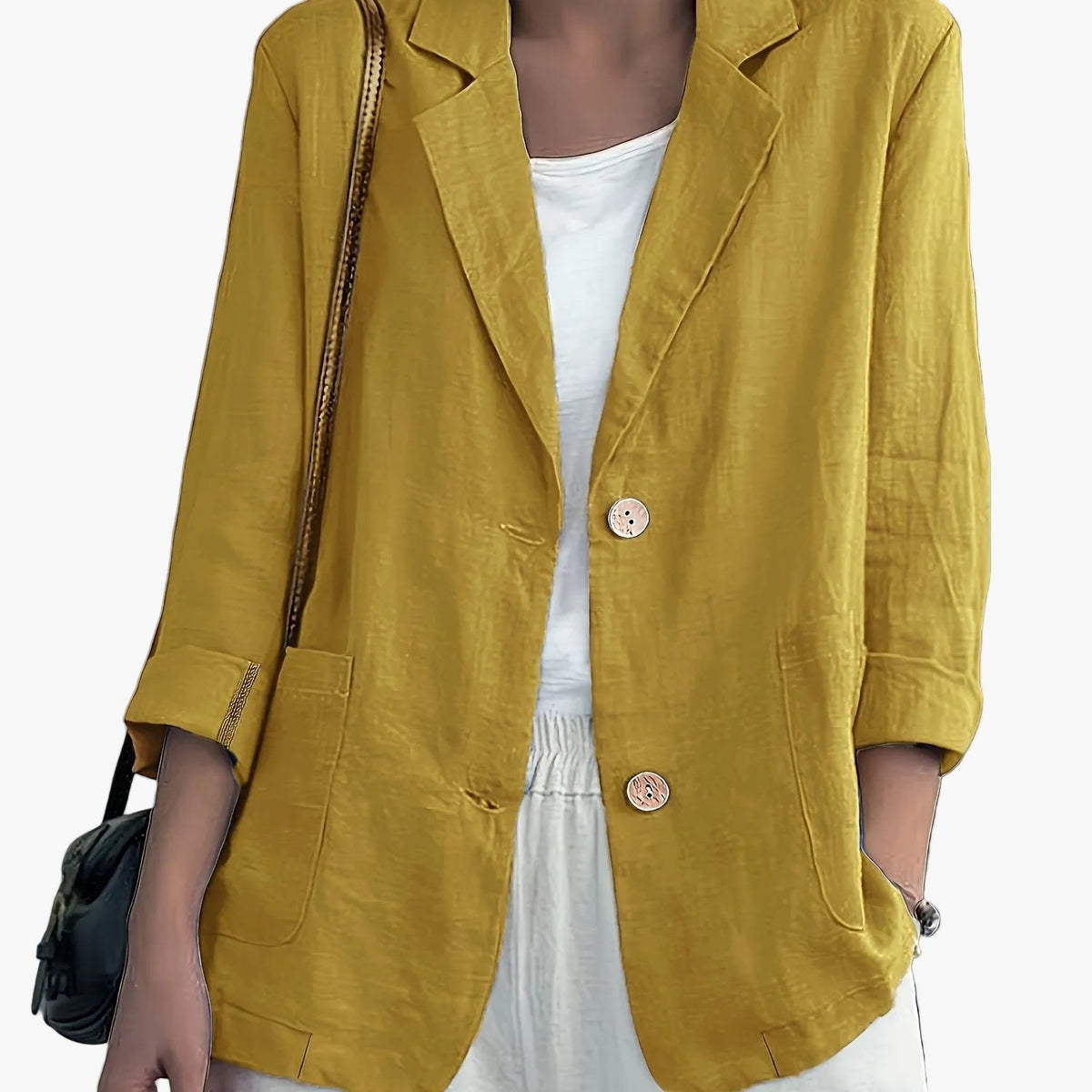 Giacca blazer casual elegante da donna a maniche lunghe stile urbano