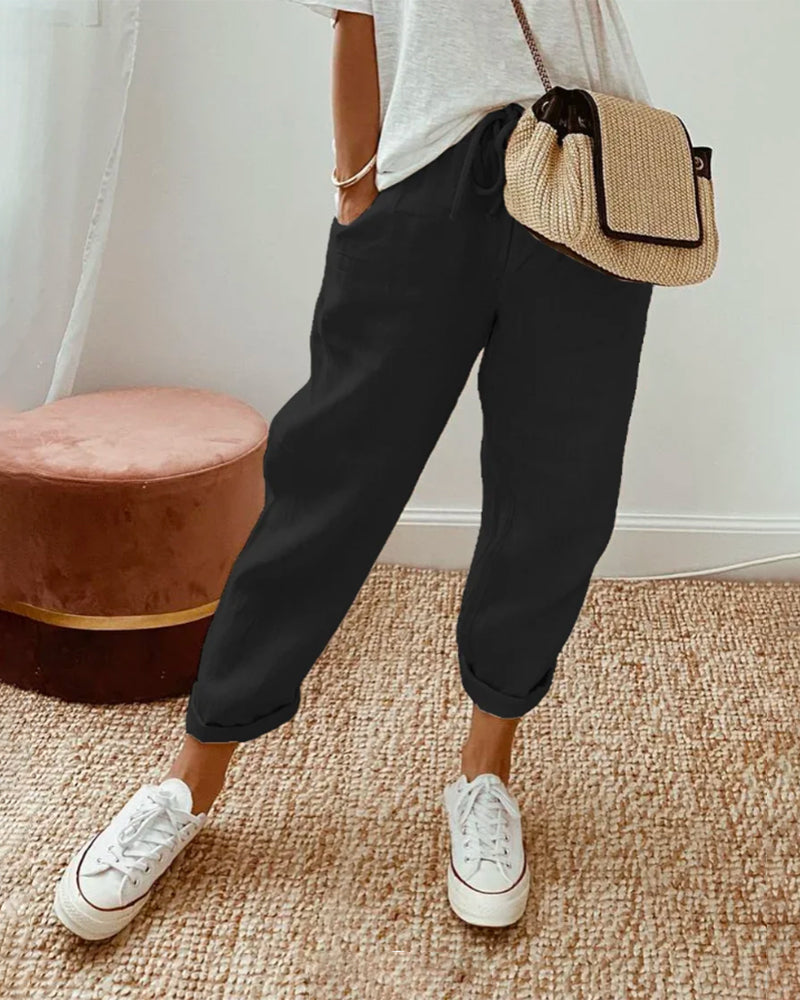 Pantaloni Fluidi Confortevoli ed Eleganti