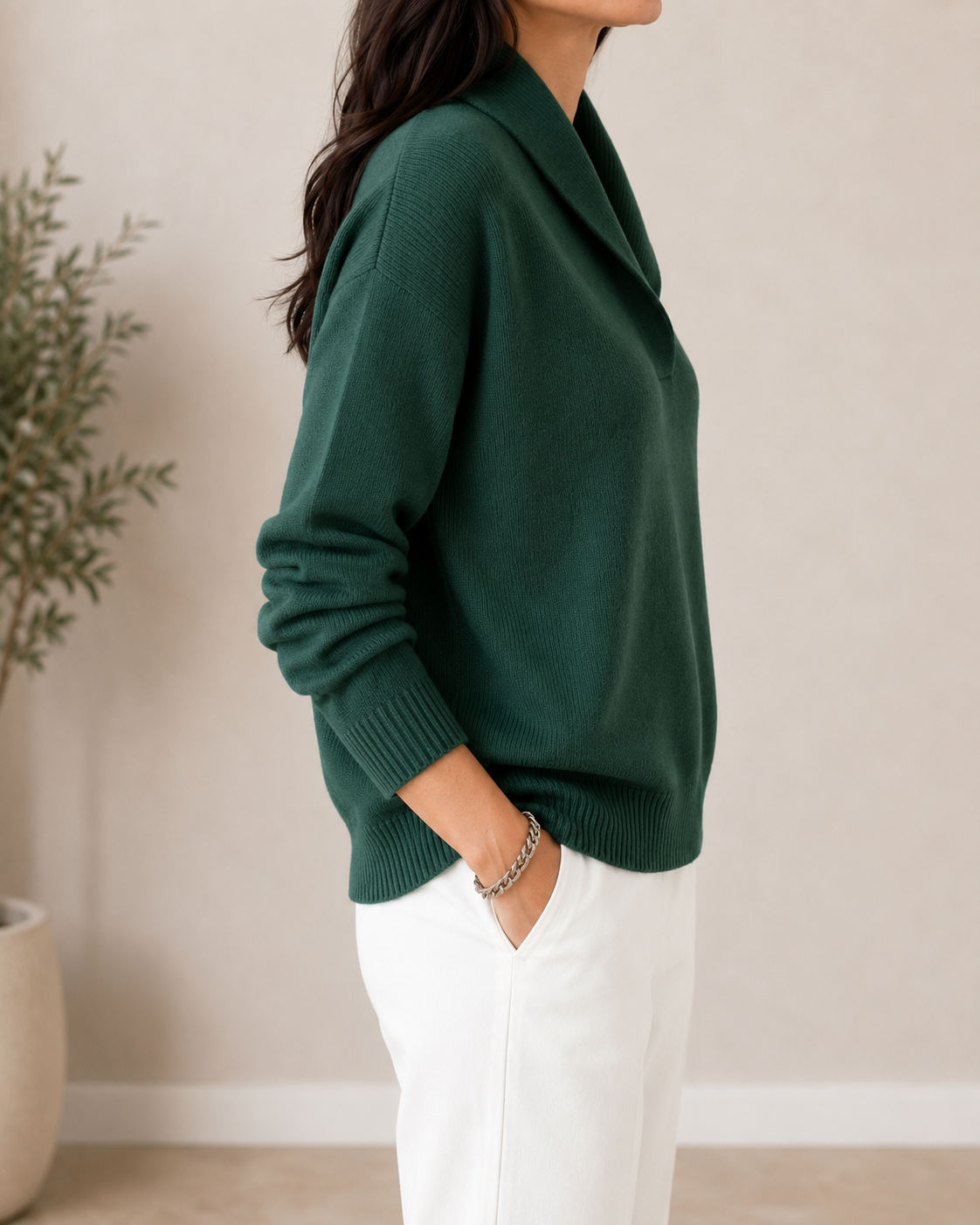 Livia | Maglione con Collo a Scialle