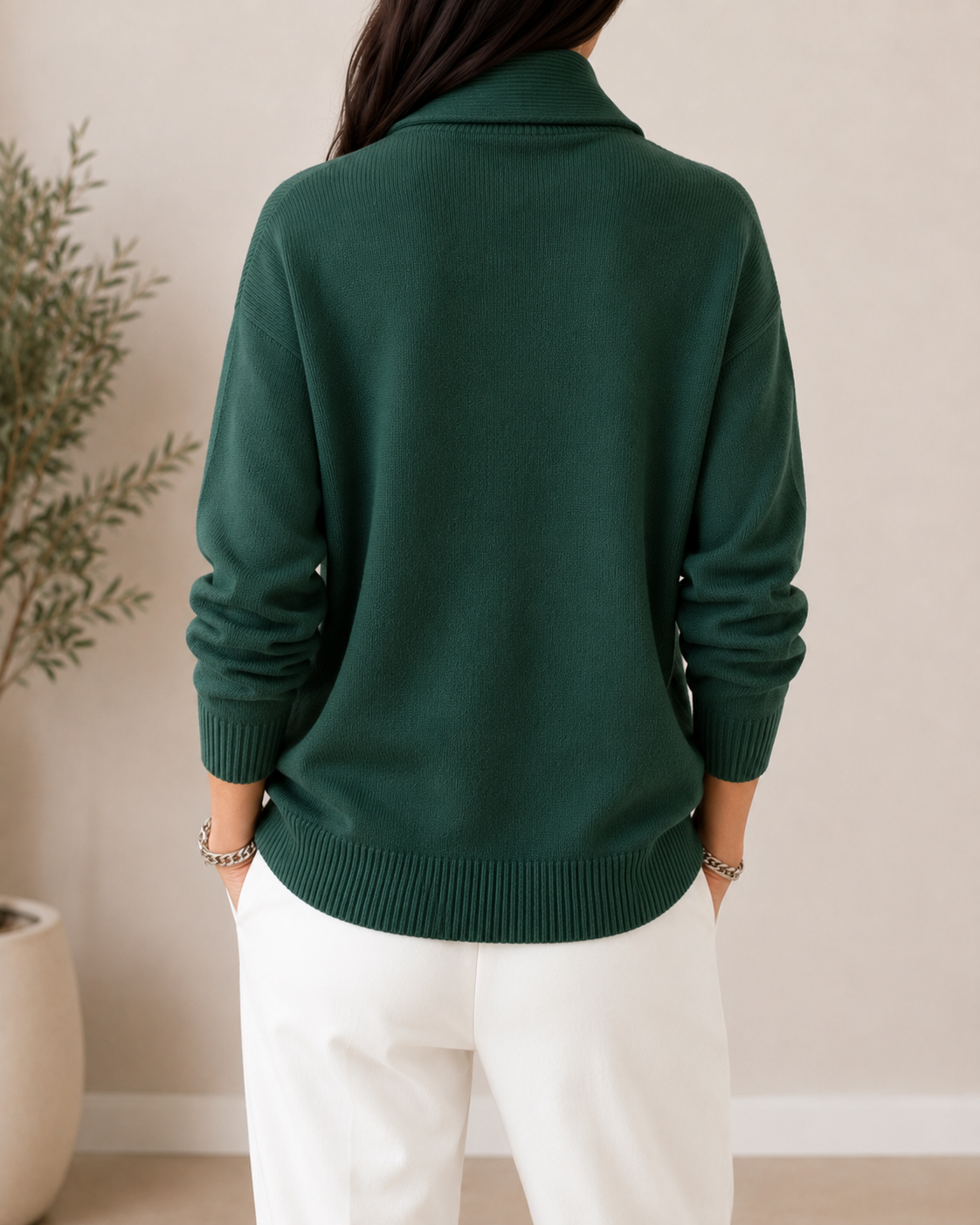 Livia | Maglione con Collo a Scialle