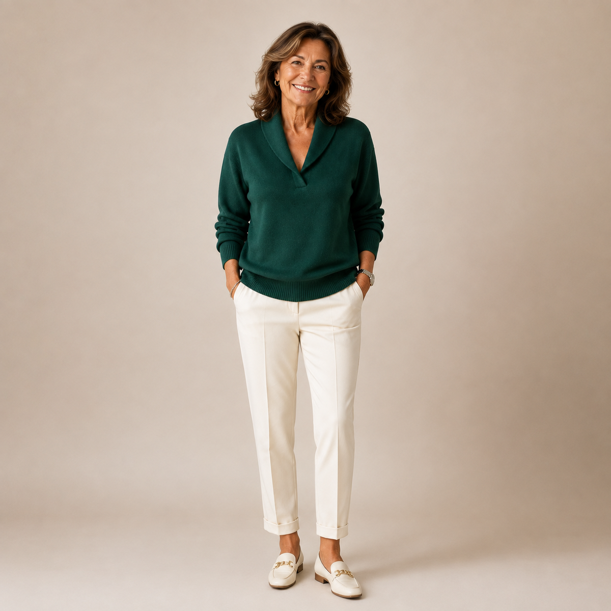 Livia | Maglione con Collo a Scialle