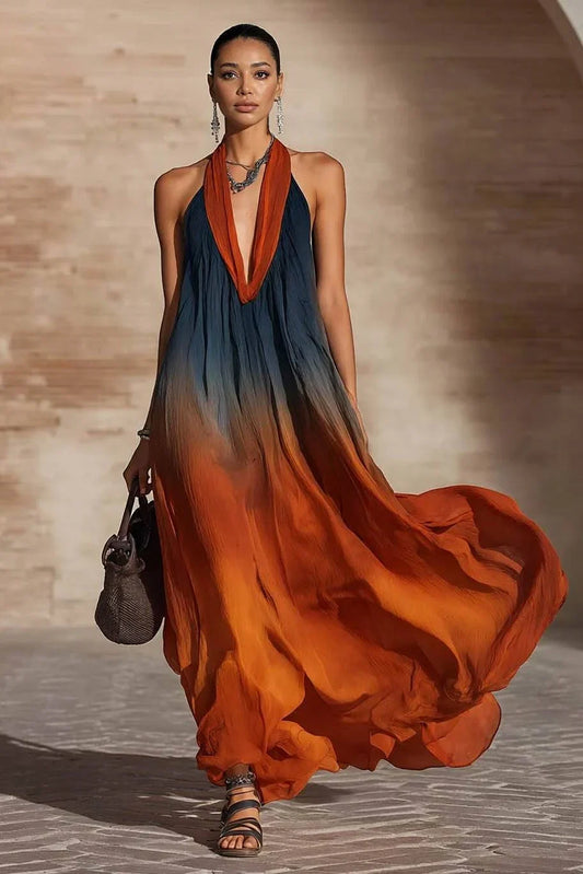 Paula | Abito Lungo Elegante Dégradé