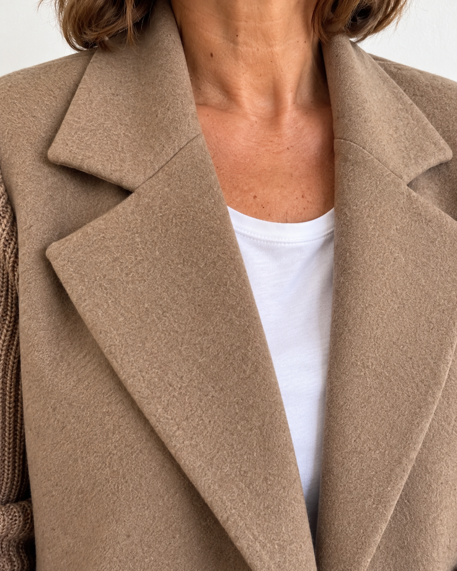 Simonetta | Blazer con Maniche in Maglia