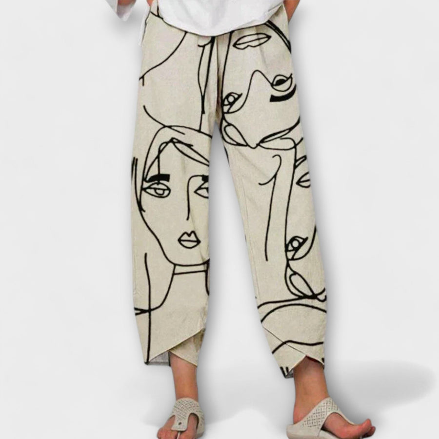 Nahia - Pantaloni Eleganti