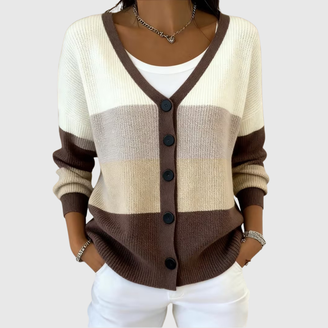 Cardigan in Maglia Confortevole con Bottoni