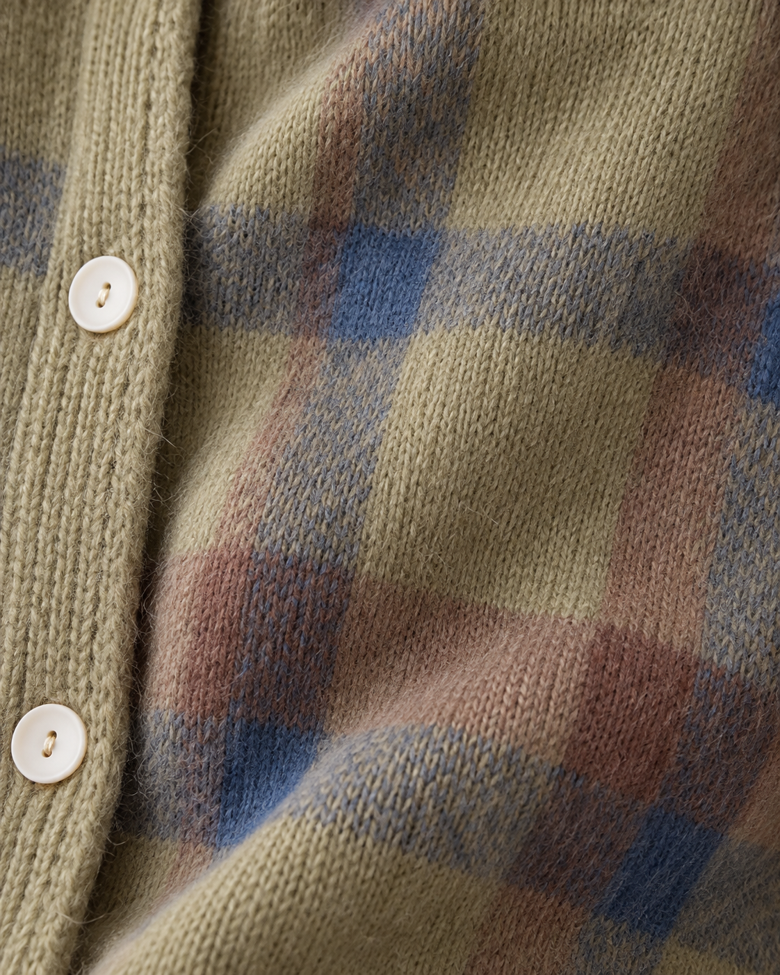 Ilaria | Cardigan Scozzese con Colletto
