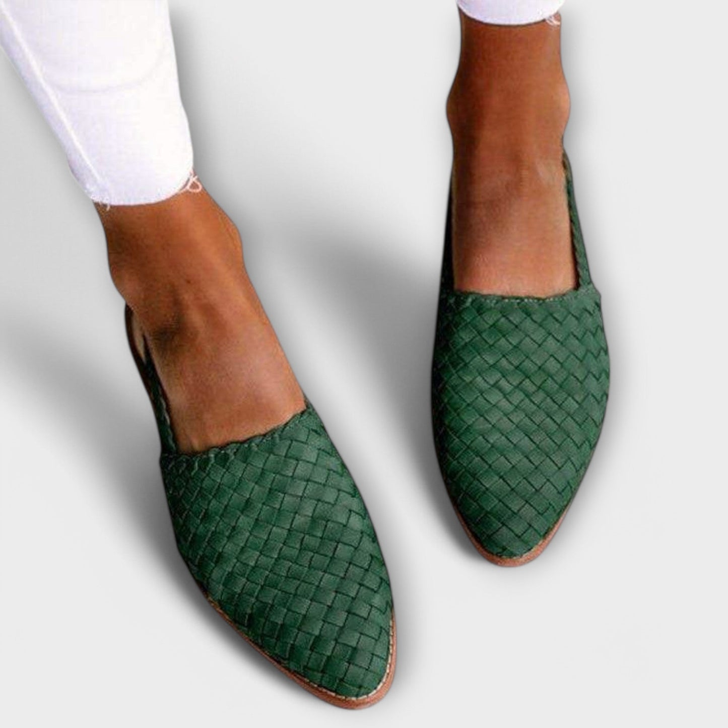 Aurora | Mocassino Slingback Intrecciato