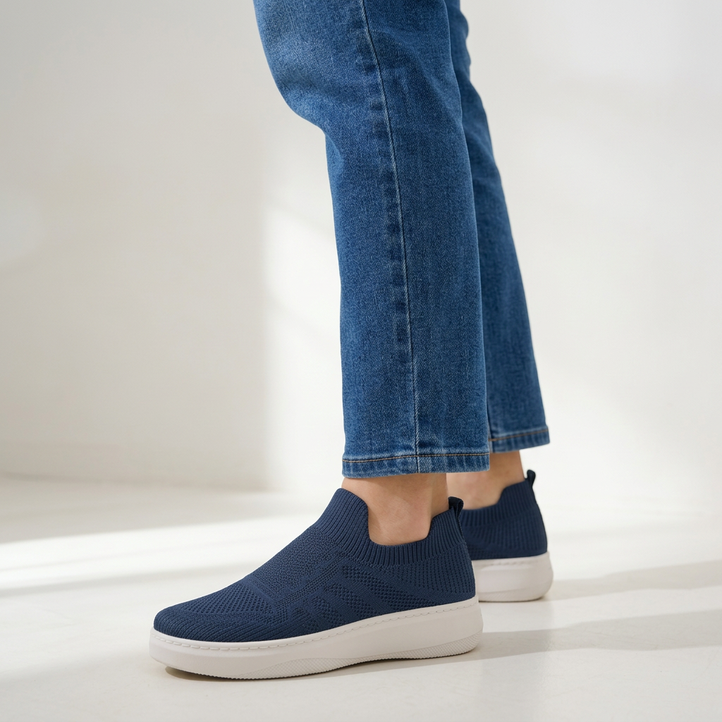 Sofia | Sneakers Slip-On in Maglia