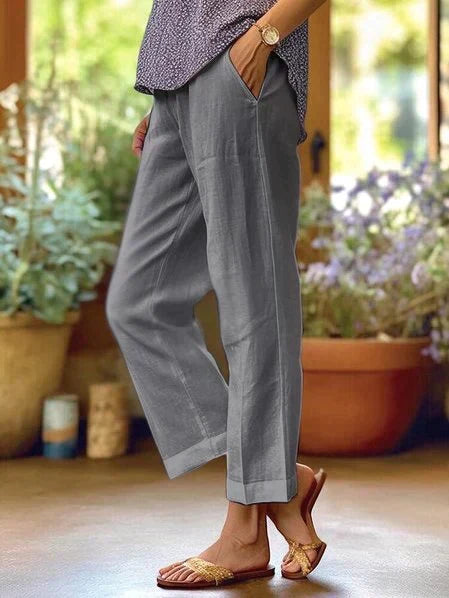Valentina | Pantaloni di Lino Estivi da Donna