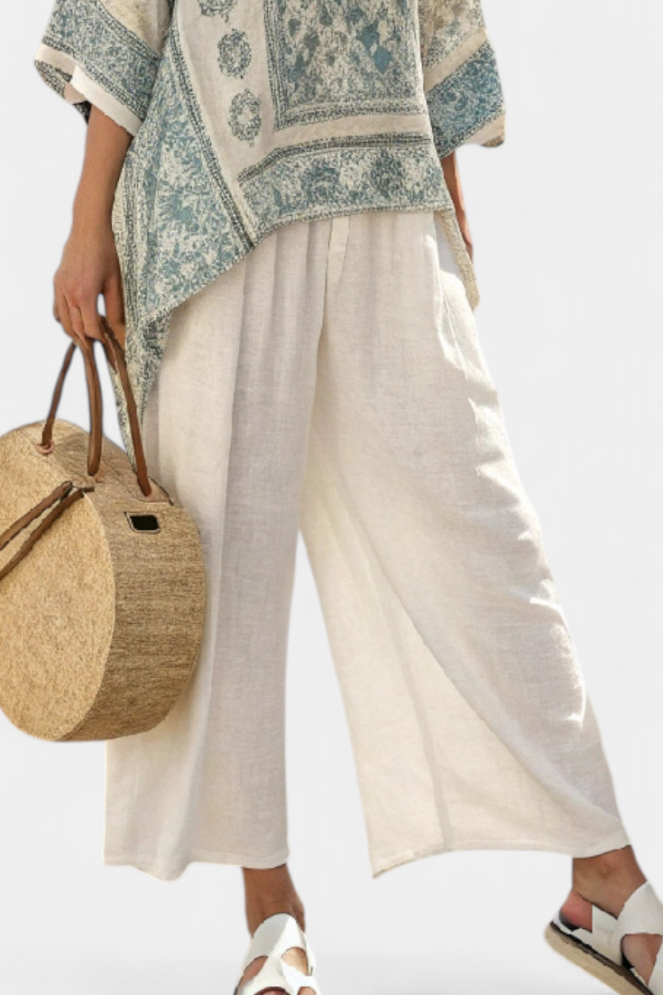 Elodie | Set in lino mediterraneo