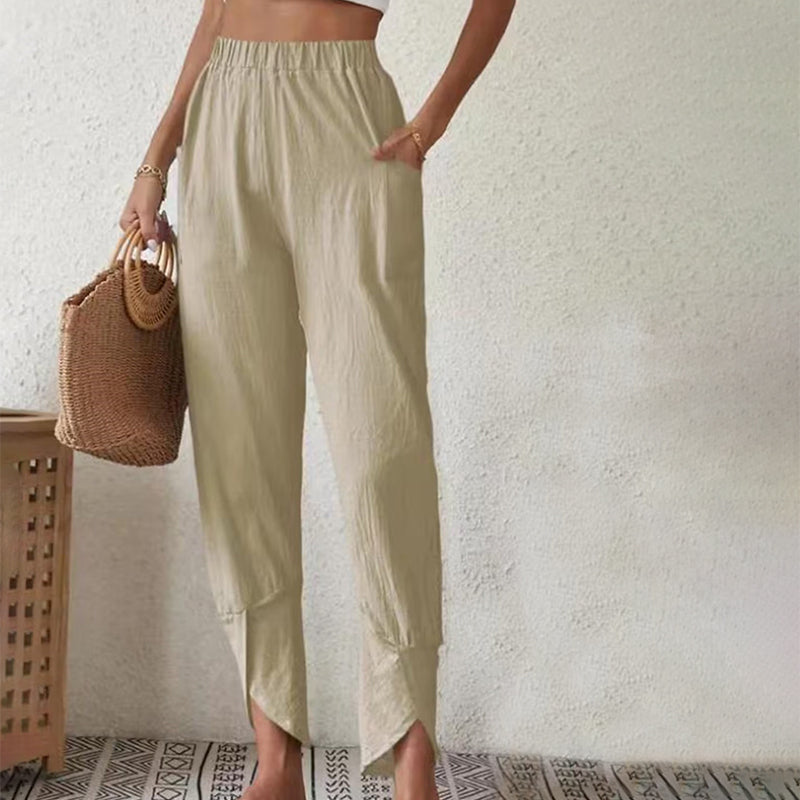 Essari - Pantaloni con Orlo Sfilato