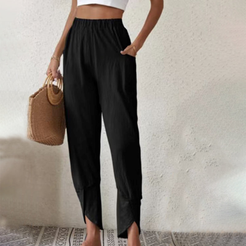 Essari - Pantaloni con Orlo Sfilato
